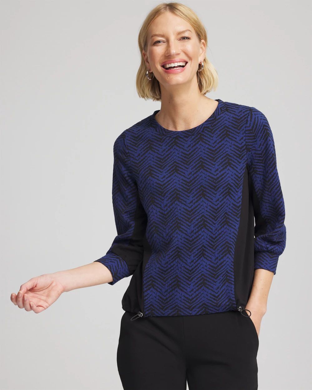 Zenergy® Jacquard Bungee Top | Chico's
